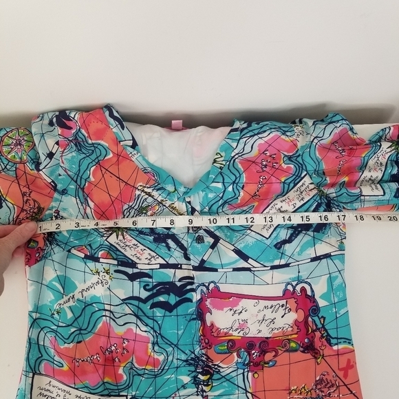 Lilly Pulitzer Silk Connie Dress X Marks the Spot Print Long Sleeve Tie Waist 2 - Picture 15 of 15